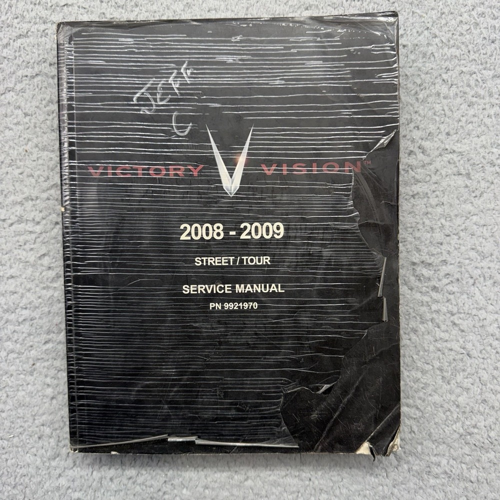 2008 2009 Victory Vision Street Tour OEM Shop Service Repair Manual PN 9921970